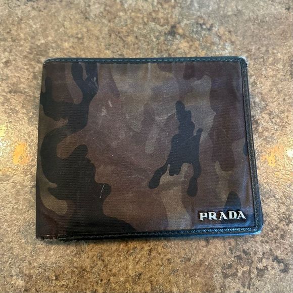 Prada Other - PRADA Men’s Bifold Wallet Nylon Camouflage